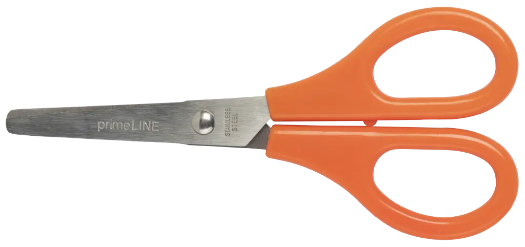 Waltons Primeline Orange Handle Scissors, 13.4cm