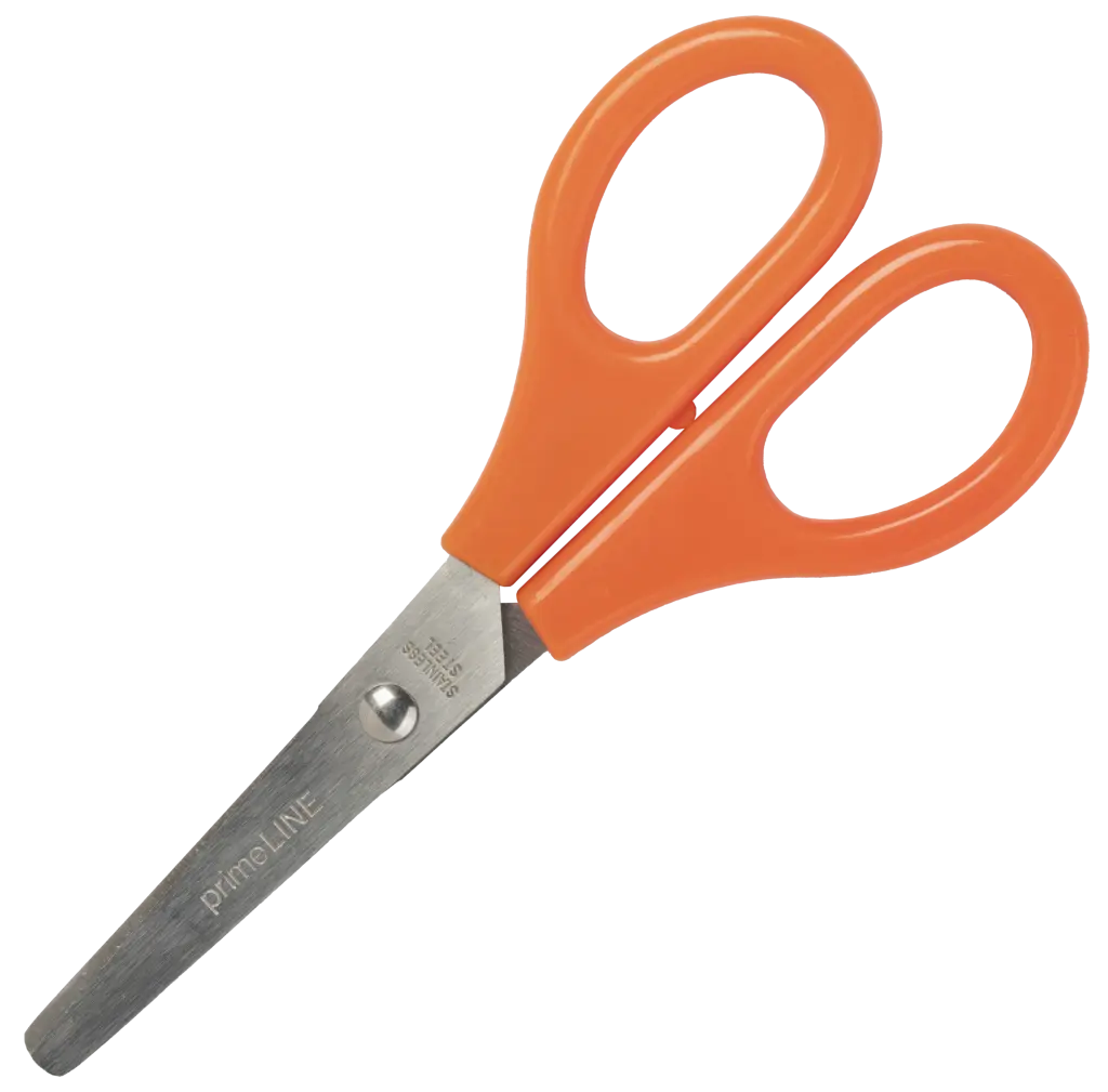 Waltons Primeline Orange Handle Scissors, 13.4cm