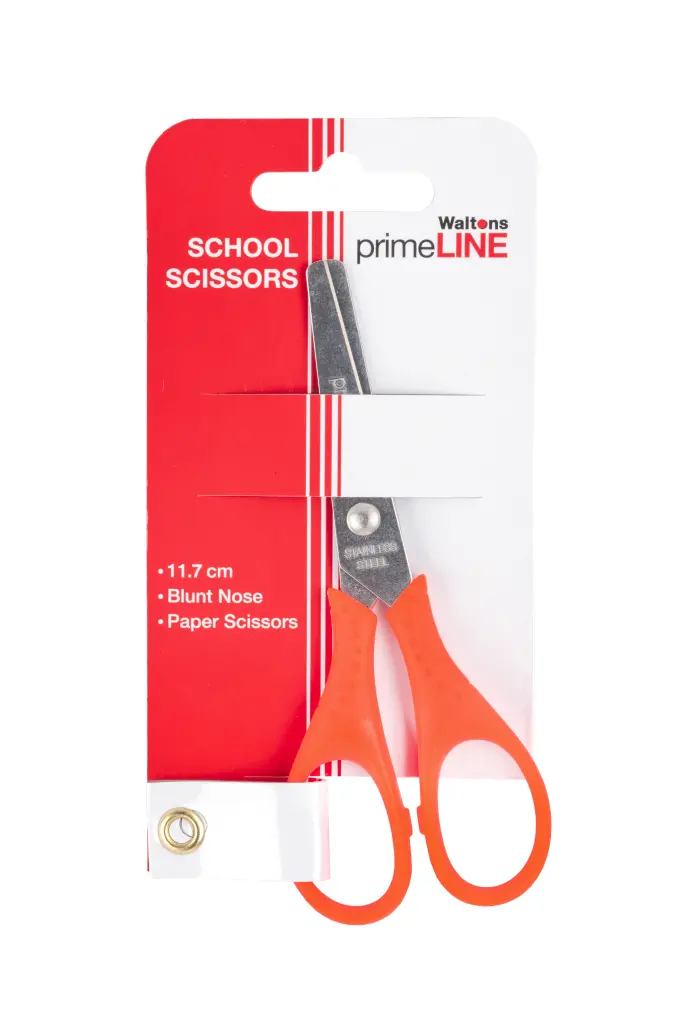 Waltons Primeline Stainless Steel School Scissors, 11.7cm
