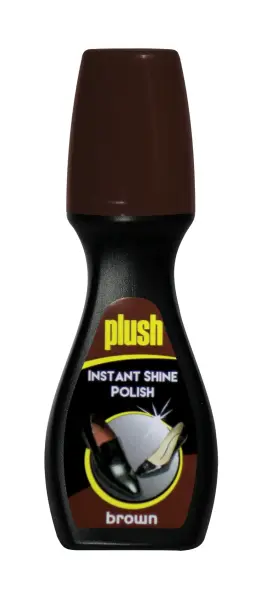 Plush Liquid Shoe Polish L - Brown