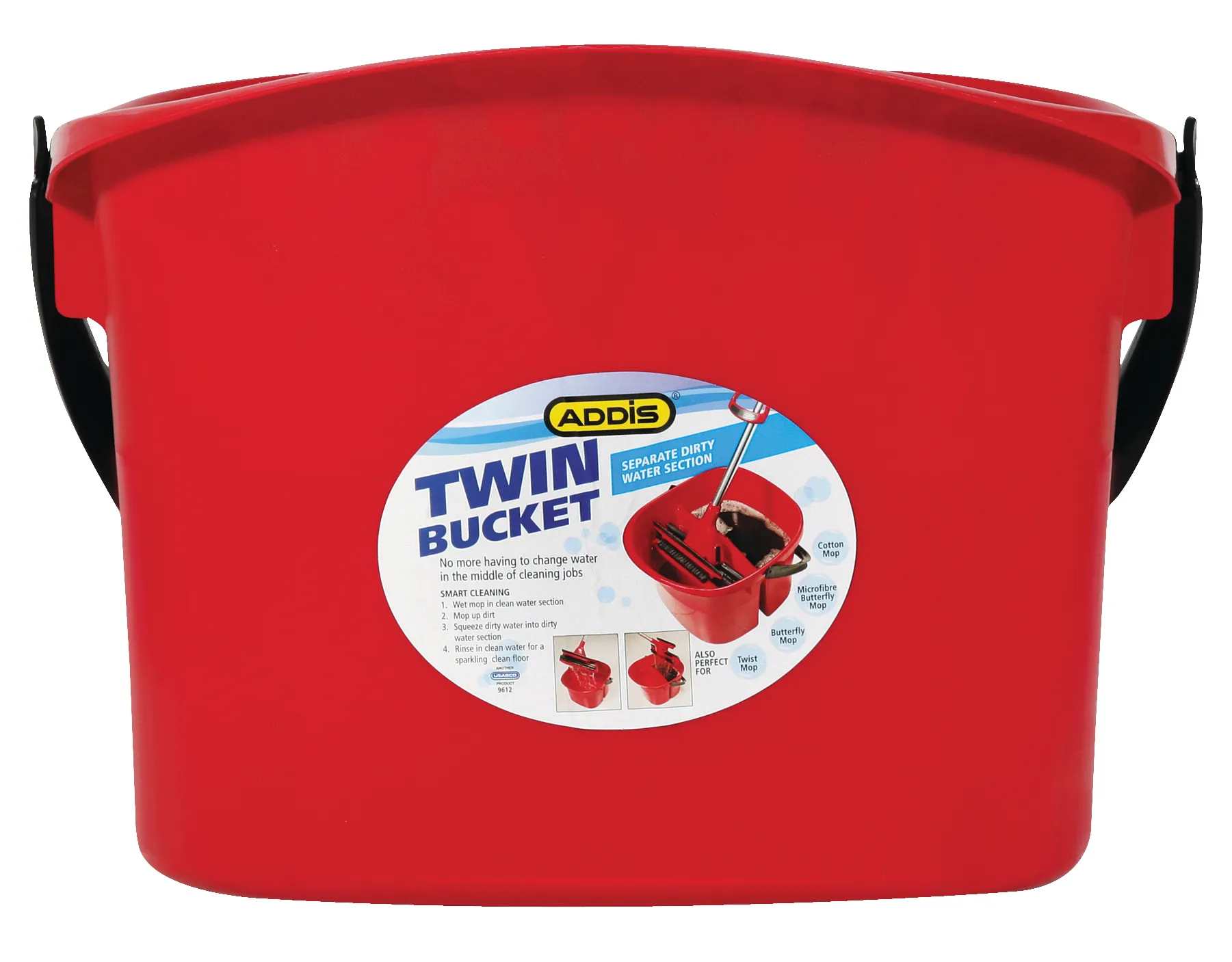 Addis Twin Bucket 21Lt 9612RRD | Waltons
