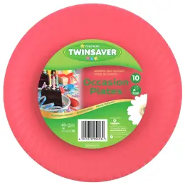 Twinsaver Occasion Plates 230mm Plates (Pack of 10)