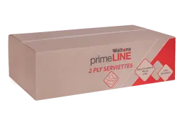 Waltons Primeline 2 Ply White Paper Serviettes 330x330mm Pack of 1000