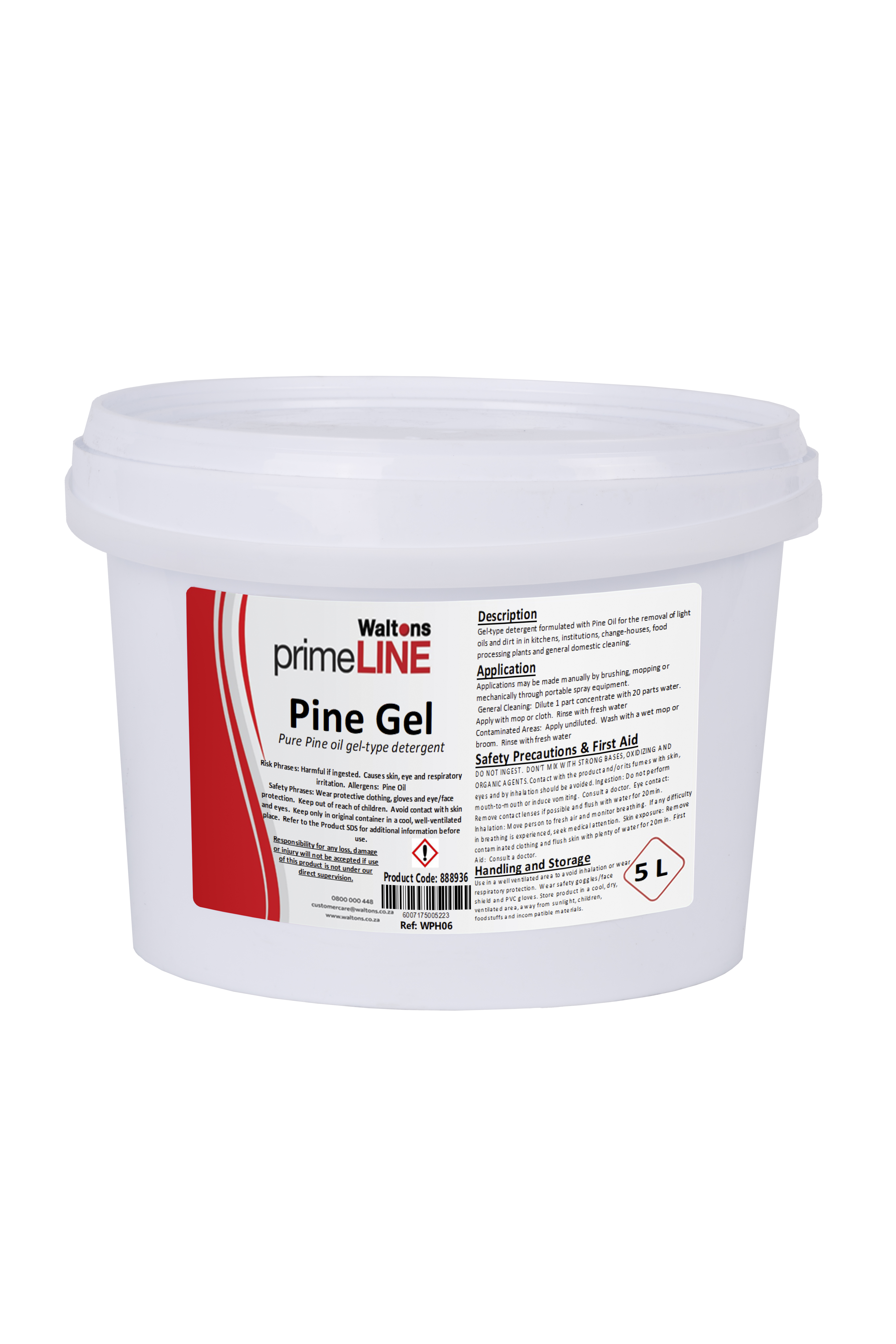 P・S ジェル Waltons Primeline Pine Fragranced Gel Cleaner 5 Litre | Waltons