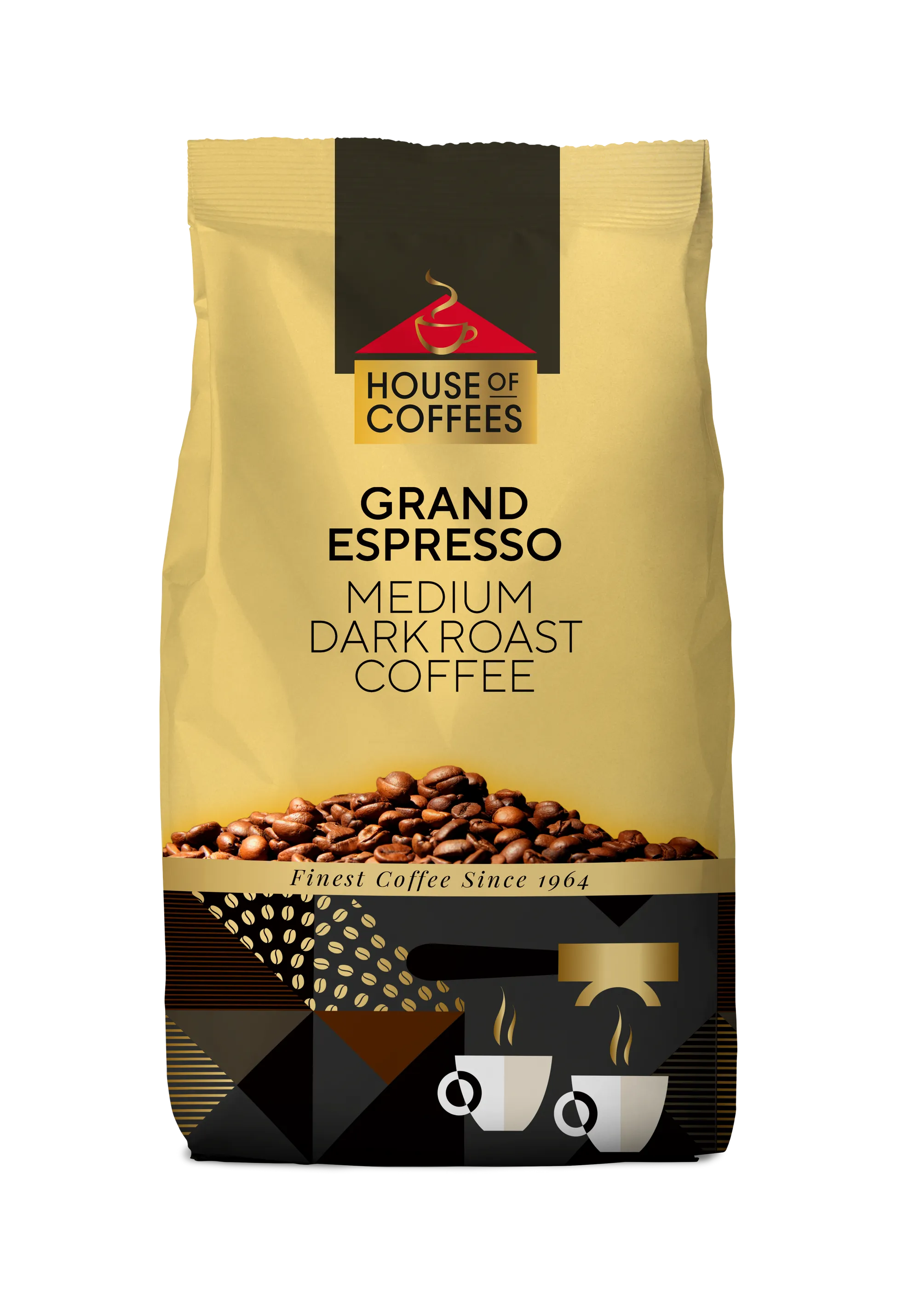 House of Coffees Grand Espresso Beans 1Kg | Waltons