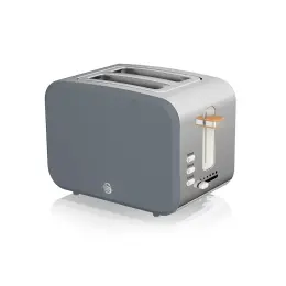 Swan Nordic 2 Slice Stainless Steel Toaster SNT2 - Grey