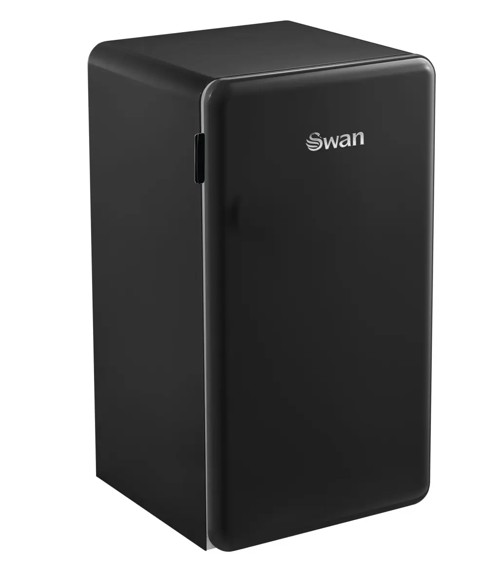 Swan 93 Litre Retro Bar Fridge SRF9 - Black