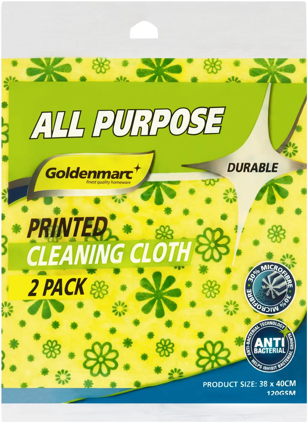 Goldenmarc All Purpose Cloths 2 Pack