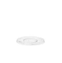 Green Home Clear Compostable PLA Cup Flat Lid 265/350/500ml Pack 100
