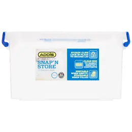 Addis Snap 'n Store Storage Box With Handle - 5.2L (Clear) | 9967CL