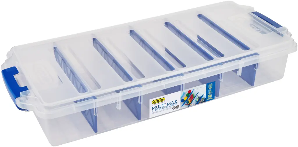 Addis Multi Max Storage Box - 6 divisions (Clear) | 9999CL