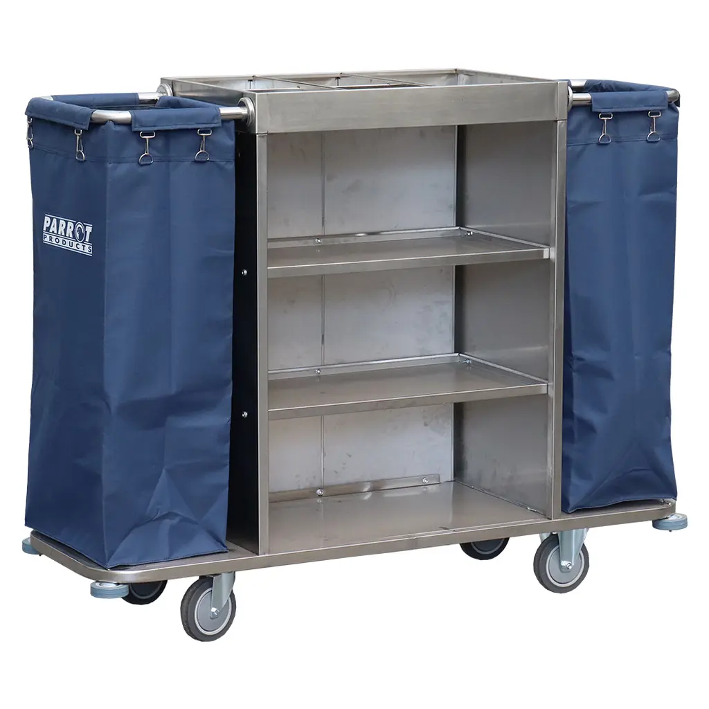 Parrot Stainless Steel Housekeeping Service Trolley JA0708