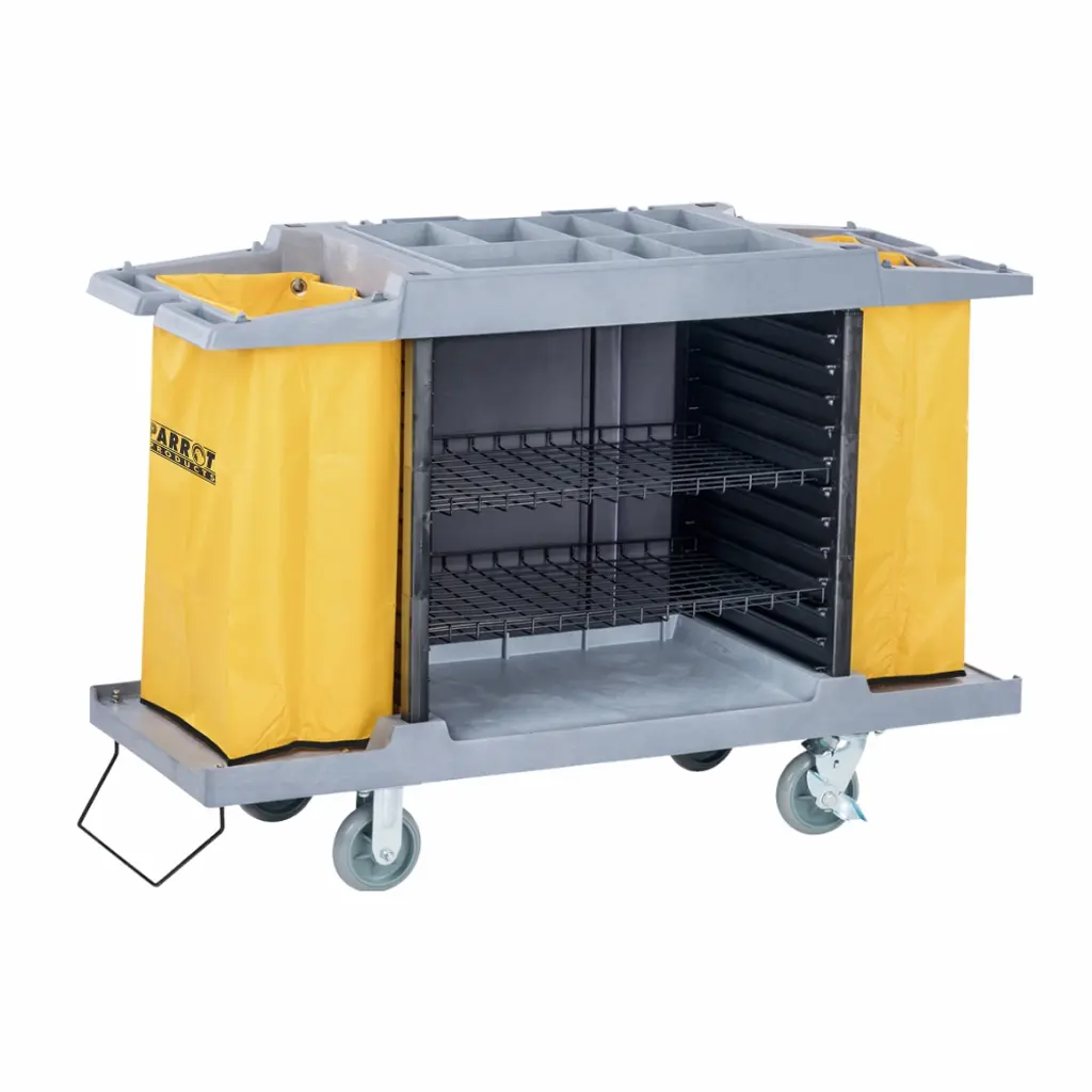 Parrot Plastic Housekeeping Service Trolley JA0707