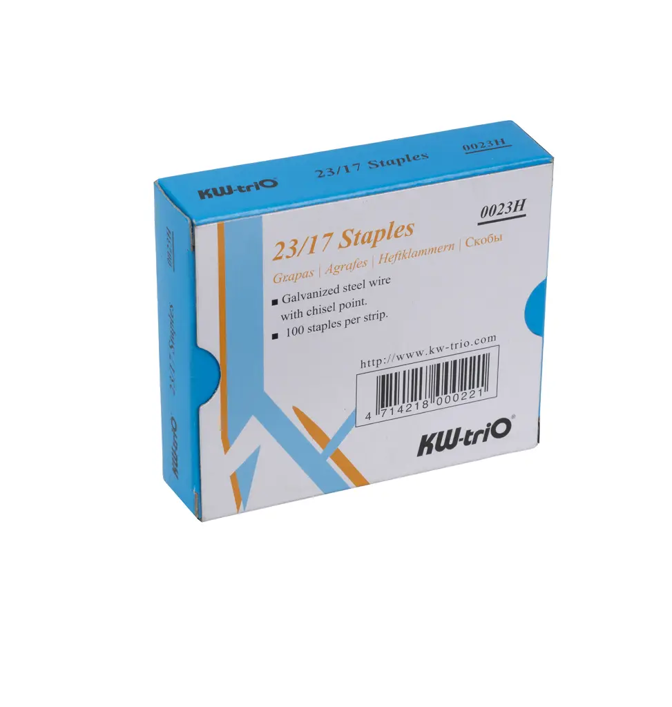 KW Trio Staples 17mm No23/17 0023H (Box 1000)