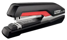 Rapid Supreme Omnipress S17 Fullstrip Stapler, Black/Red, 30 sheet (5000538)