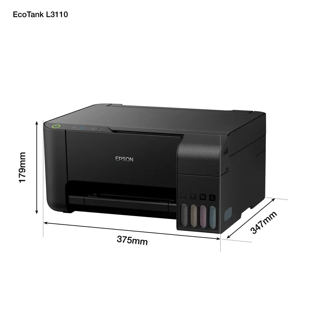 Epson Ecotank L3110 | A4, 3-in-1 Multifunction Home Printer (C11CG87403)