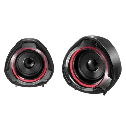 Volkano Turbine Series 2.0 USB Speakers Black/Red VK-3005-BKRD