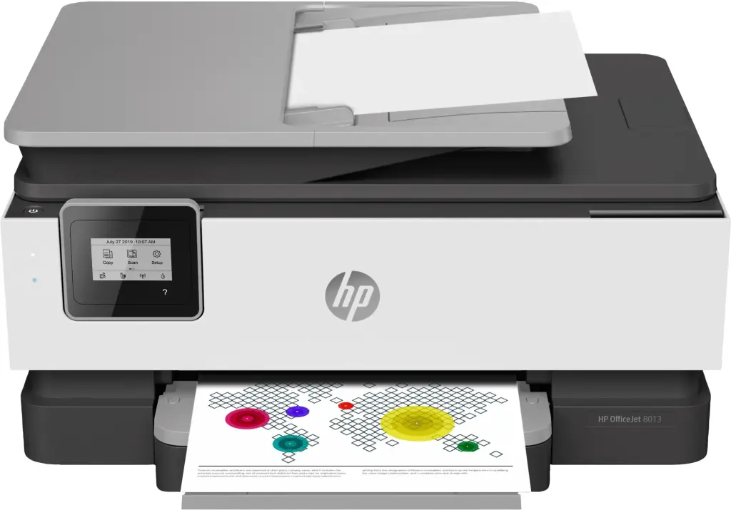 HP OfficeJet Pro 8013 | A4, 3-in-1 Multifunction Inkjet Printer (1KR70B)