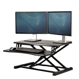 Fellowes Corsivo Sit-Stand Workstation Black