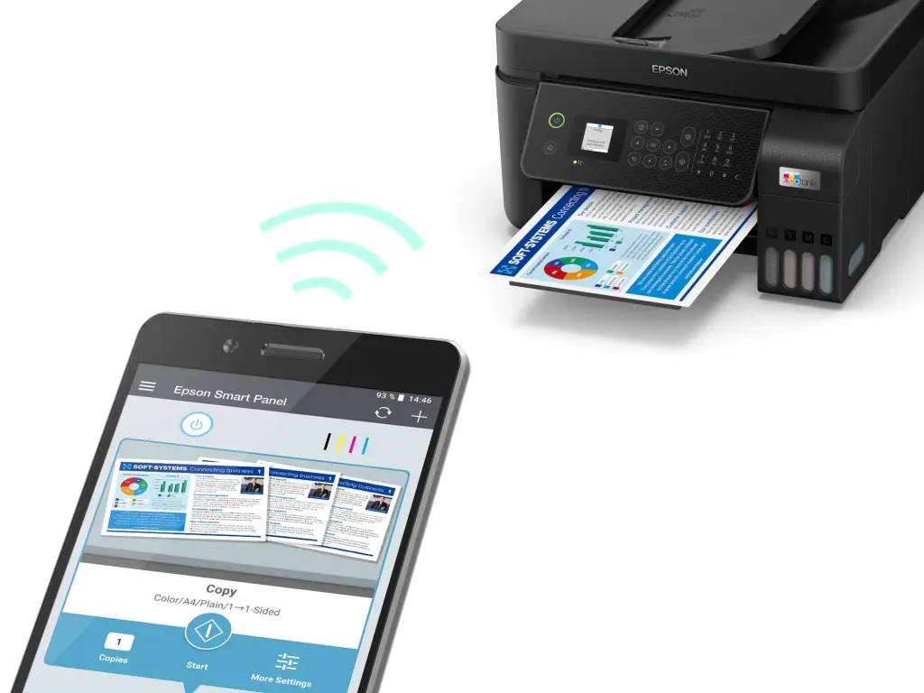 Epson Ecotank L5290 | A4, 4-in-1 Multifunction Office Printer (C11CJ65405)