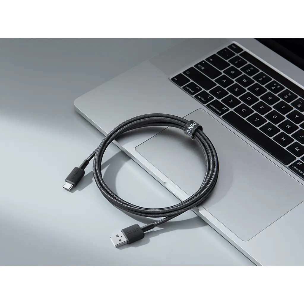 ANKER 322 USB/TYPC BRAID CBL 1.8M-BK