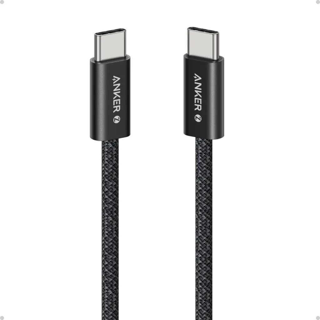 ANKER TYPC/TYPC BRAID CBL 240W 1M-BK