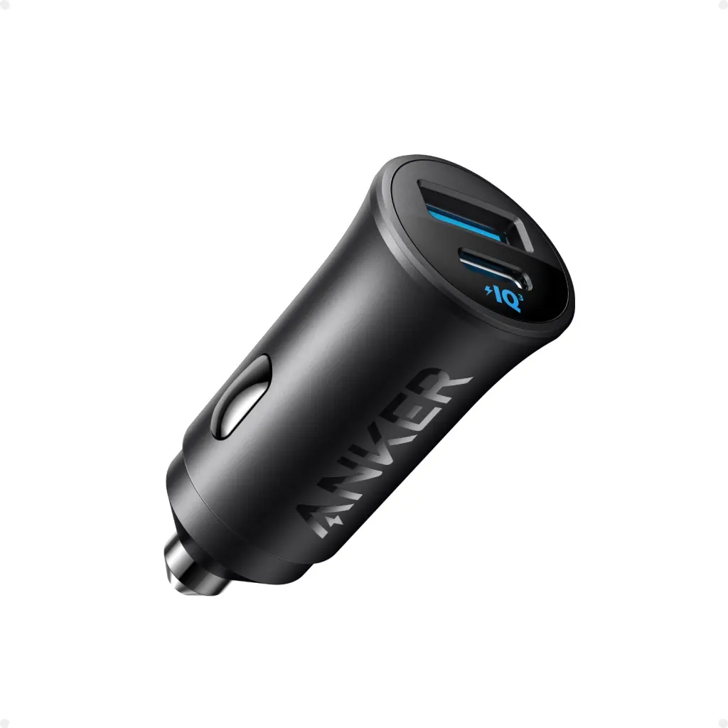 ANKER 2 PORT 30W PD CAR CHRGR-BK