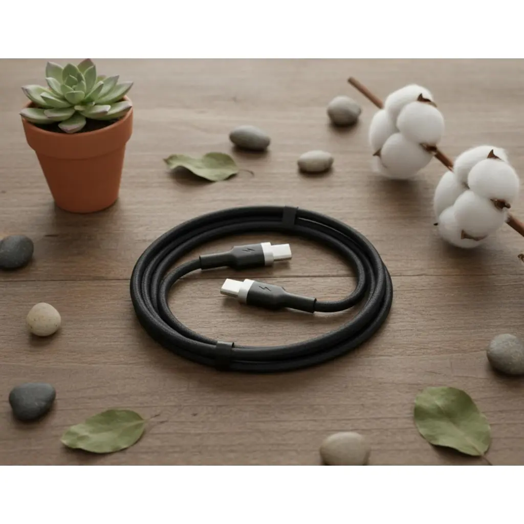 BIOND TY-C TO TY-C NYLON CBLE 60W 1M-BK