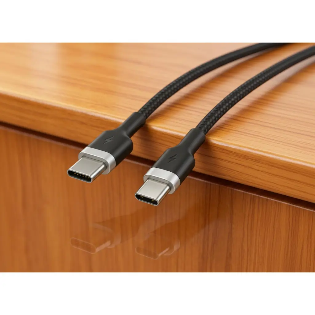 BIOND TY-C TO TY-C NYLON CBLE 60W 1M-BK
