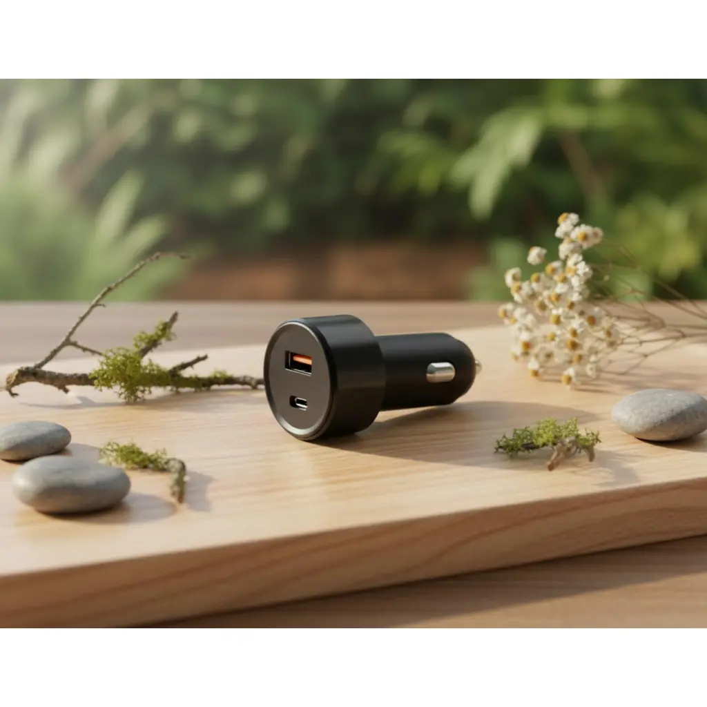 BIOND TY-C/USB PD CAR CHRGR 38W-BK