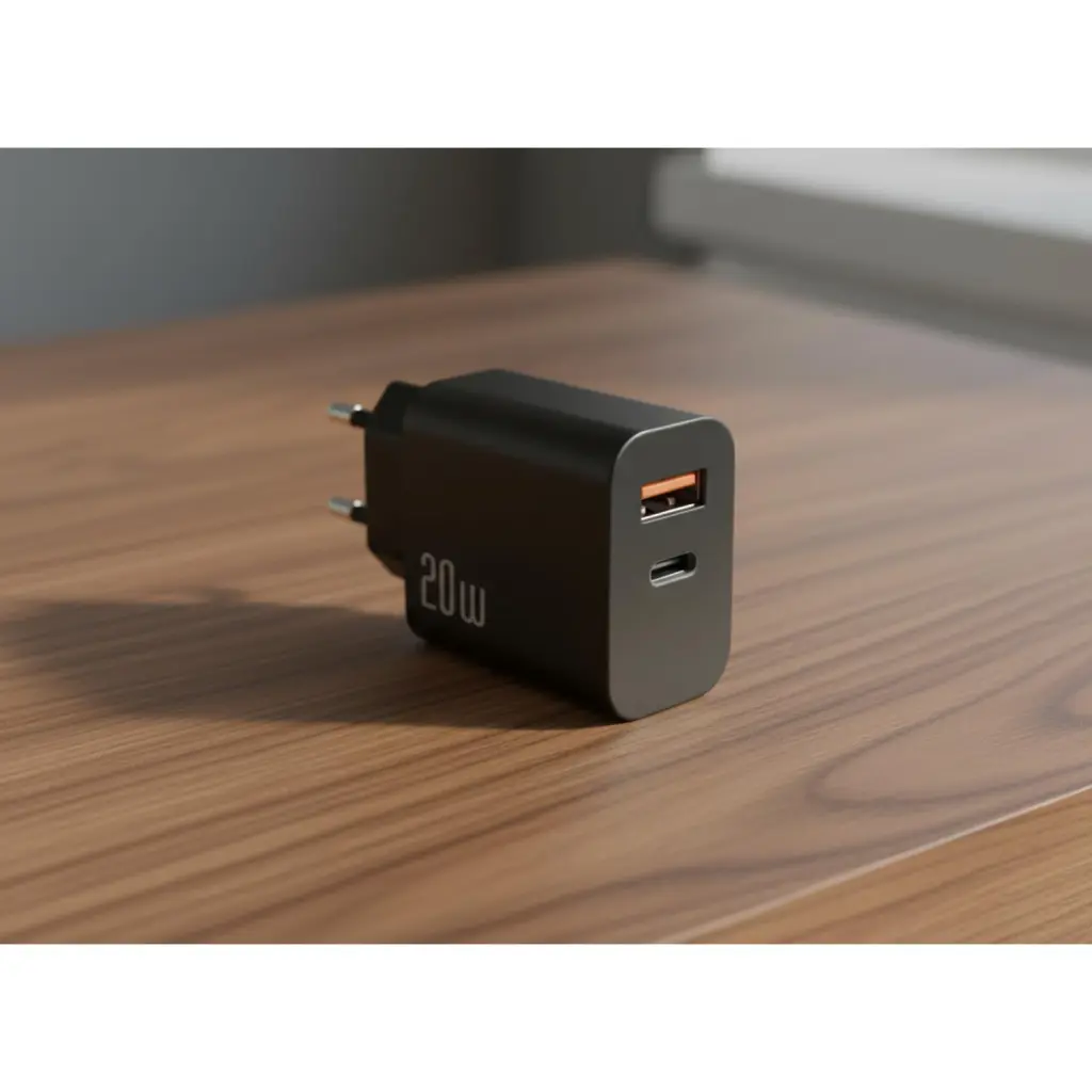 BIOND TY-C/USB PD WALL CHRGR 20W-BK