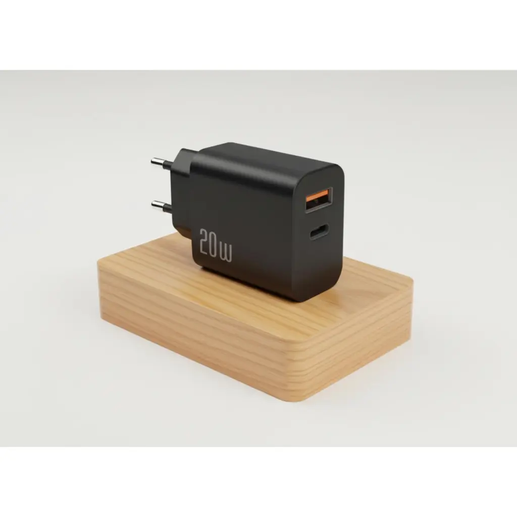 BIOND TY-C/USB PD WALL CHRGR 20W-BK