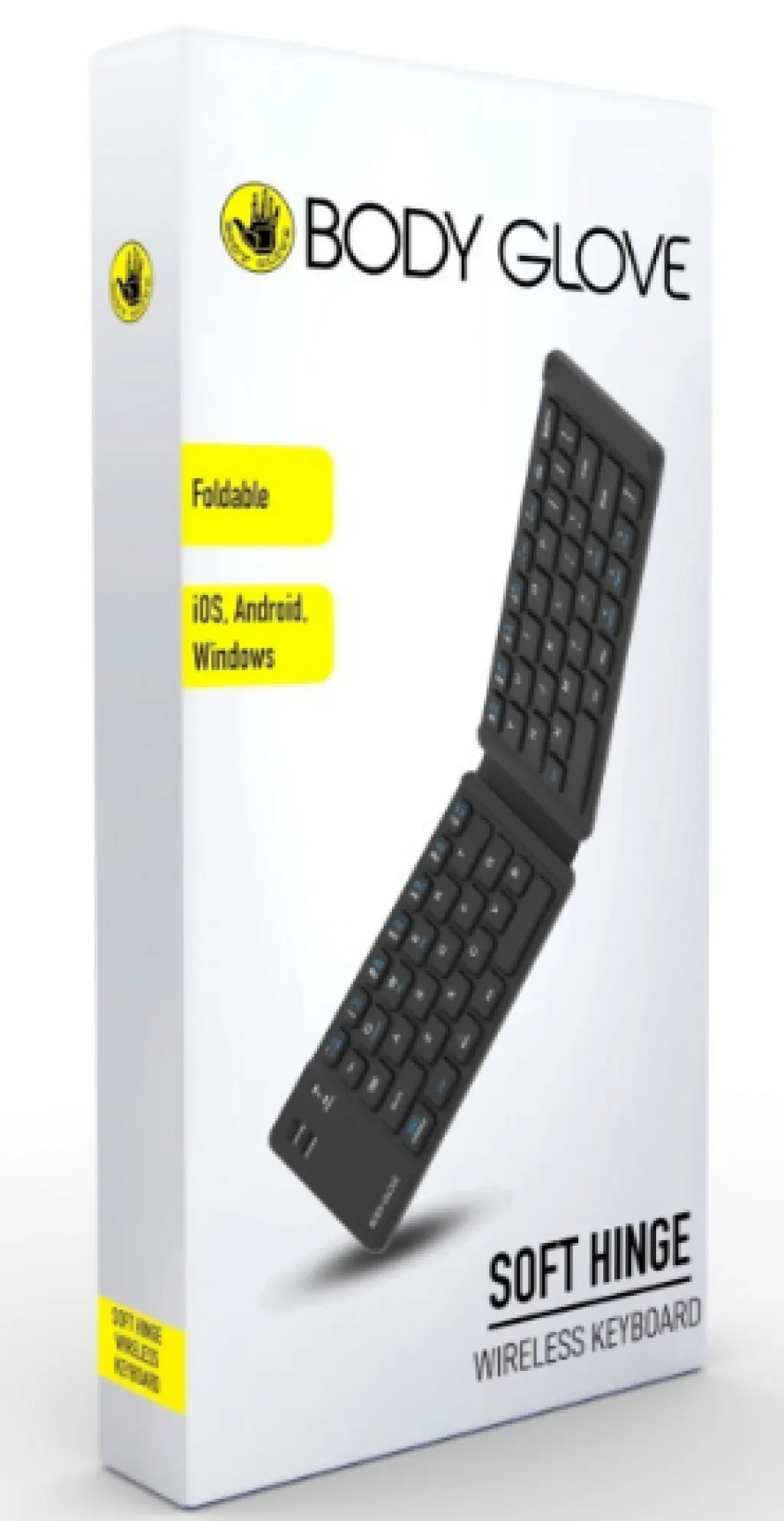 BG FOLD SOFT HINGE BLUETOOTH KEYBOARD-BK