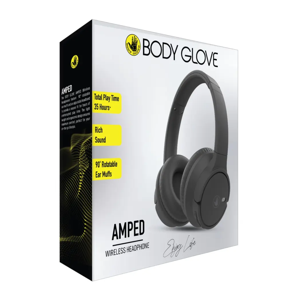BG AMPED WLESS OVER HPHONE-BLK