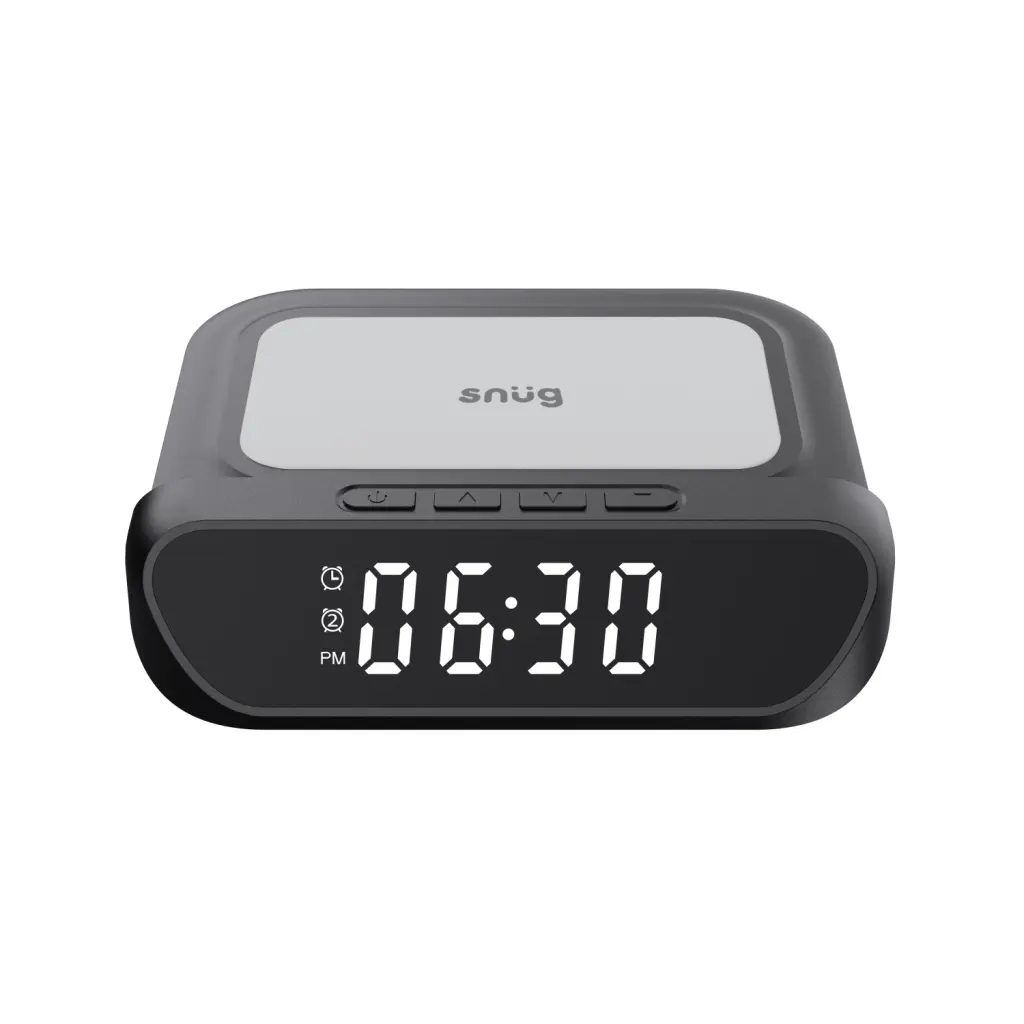 SNUG WLESS CHRGR CLOCK PAD 15W-BK