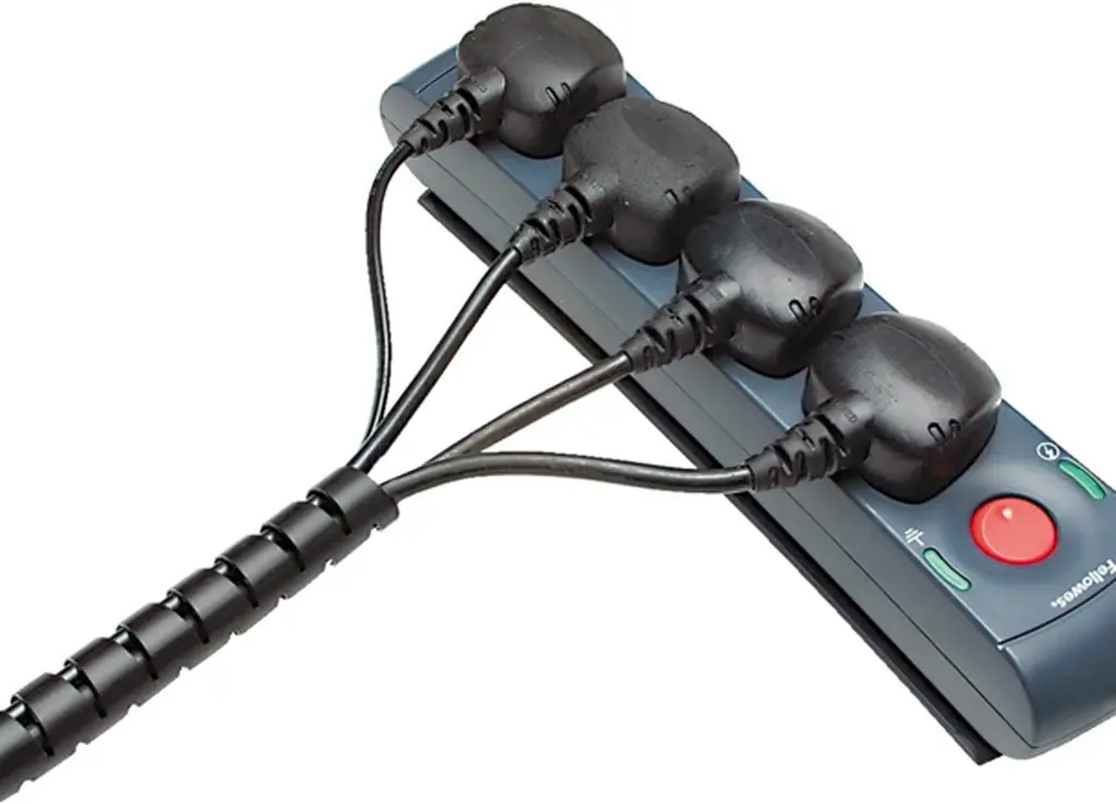 FELLOWES Cable zip - (2m Long) Black