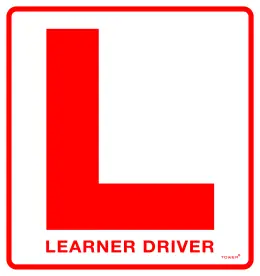 TOWER Sign Learner Driver Self Adhesive 