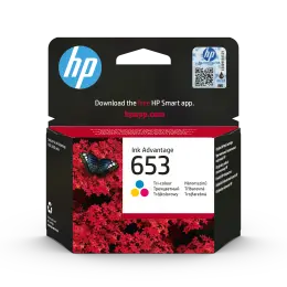 HP 653 Tri-color Original Ink Advantage Cartridge (3YM74AE)