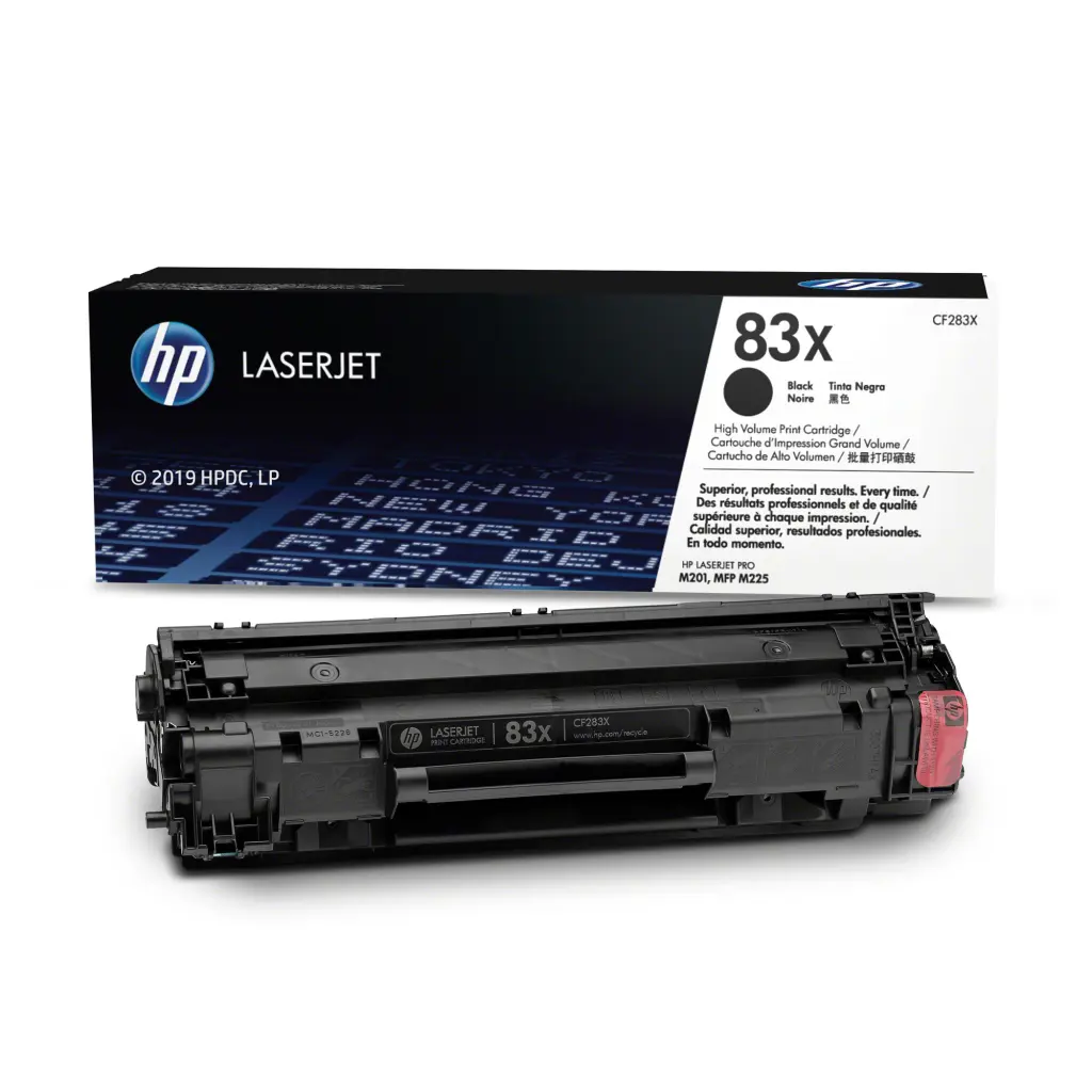 HP 83X Black Toner Cartridge 2,200 pages Original (CF283X)