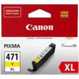Canon 471XL Yellow Original High Yield Ink Cartridge - CLI 471XLY