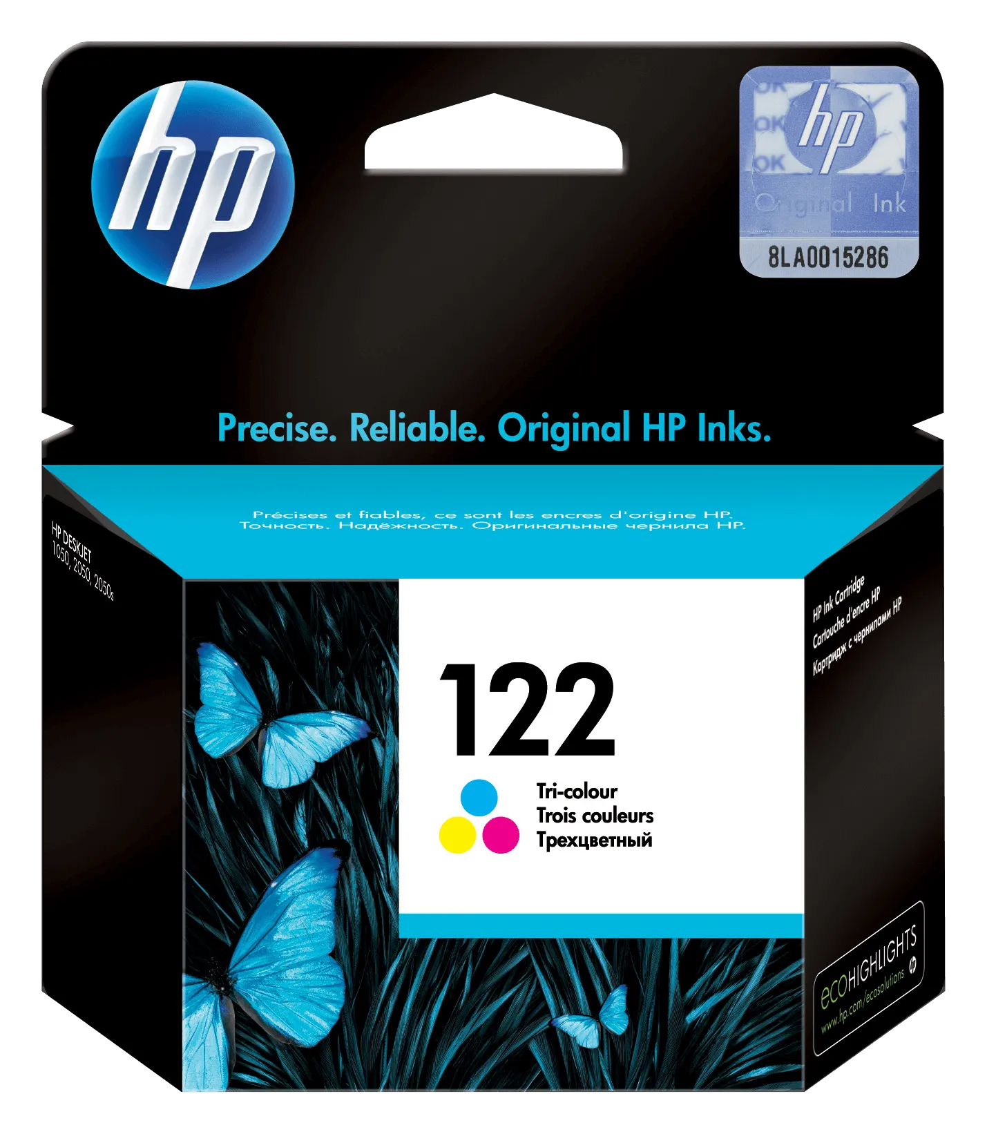HP 122 Tri-Colour Printer Ink Cartridge Original CH562HK | Waltons