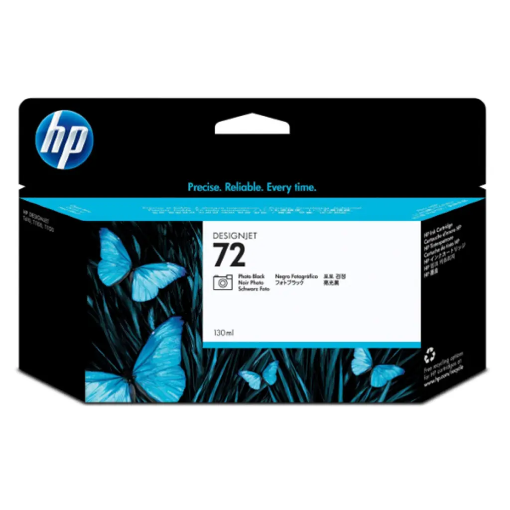 HP 72 130ml Photo Black DesignJet Ink Cartridge Original (C9370A)