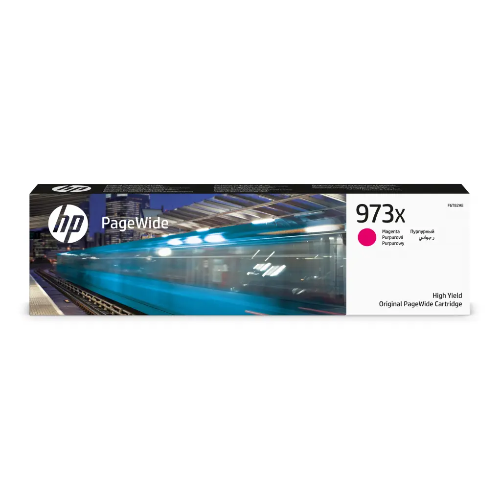 HP 973X PageWide Magenta High Yield Printer Ink Cartridge Original (F6T82AE)