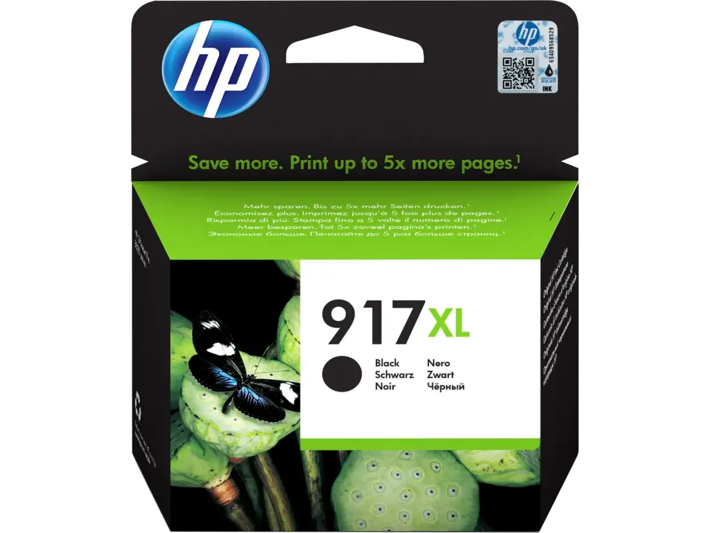 HP No 917Xl Ink Extra High Yield Black 3YL85AE
