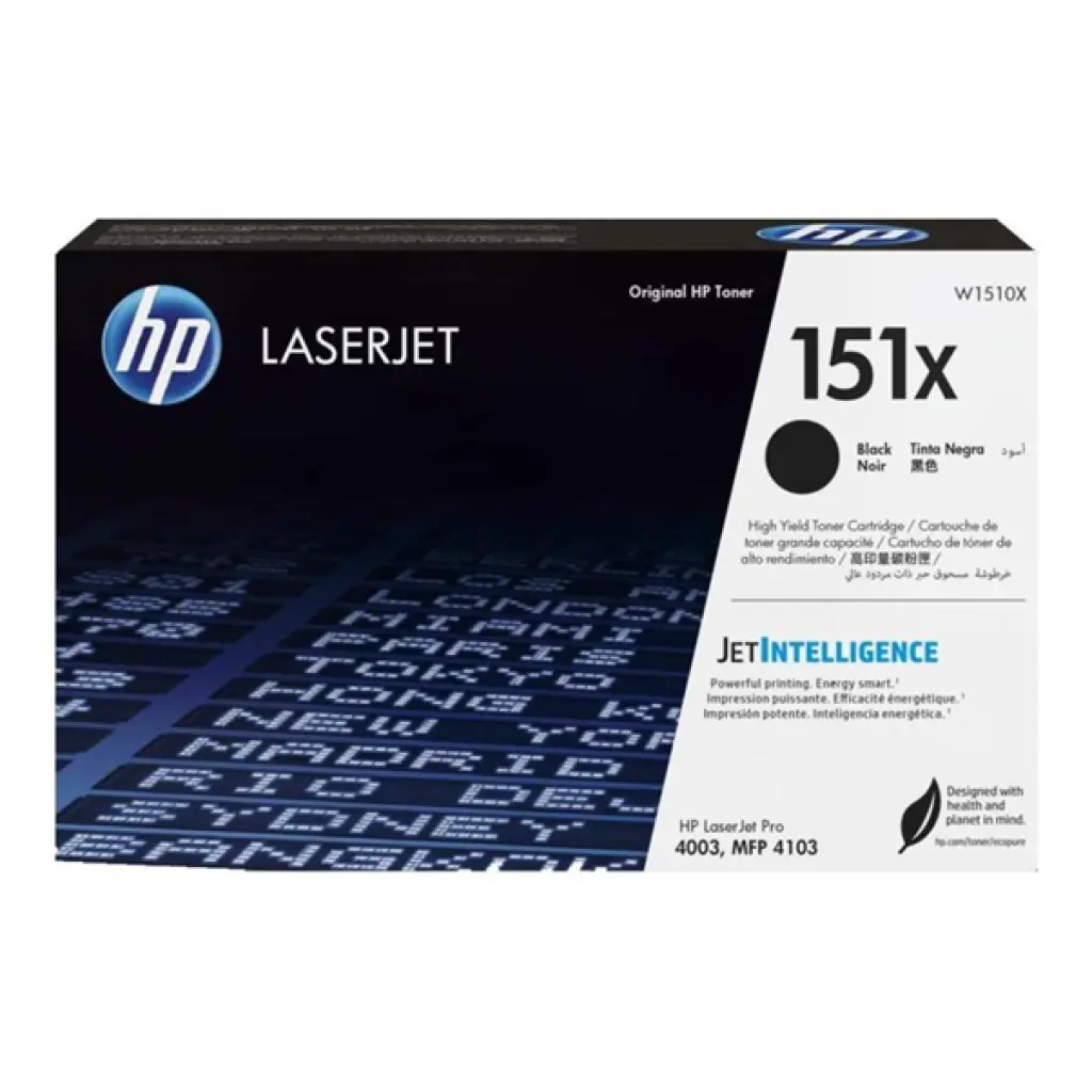 HP 151X Black LaserJet Toner Cartridge Original (W1510X)