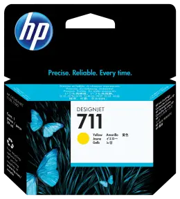 HP 711 Original Ink 29ml - Yellow CZ132A
