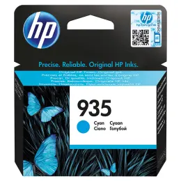 HP 935 Cyan Standard Yield Printer Ink Cartridge Original (C2P20AE)