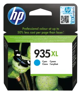 HP Inkjet No 935XL Ink Cartridge Cyan 825 Page Yield C2P24AE