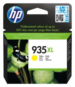 HP 935XL Yellow High Yield Printer Ink Cartridge Original (C2P26AE)
