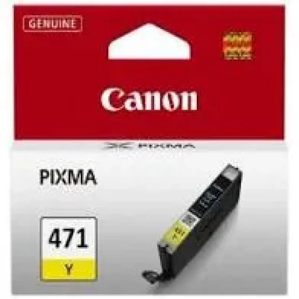 Canon 471 Yellow Original Ink Cartridge - CLI 471Y